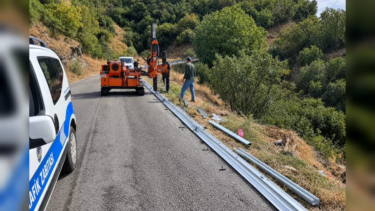 Manisa genelinde 33 bin metre oto korkuluk montajı yapılacak