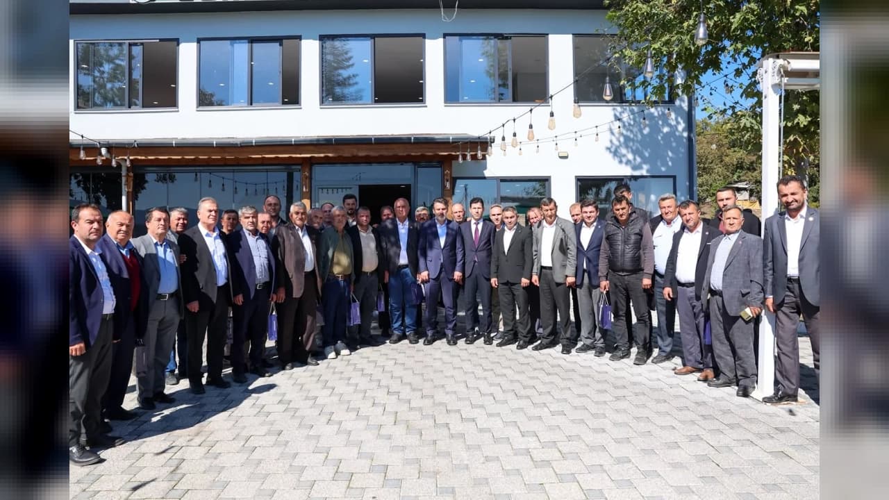 Şahin Biba Büyükorhan'da 43 mahalle muhtarıyla buluştu