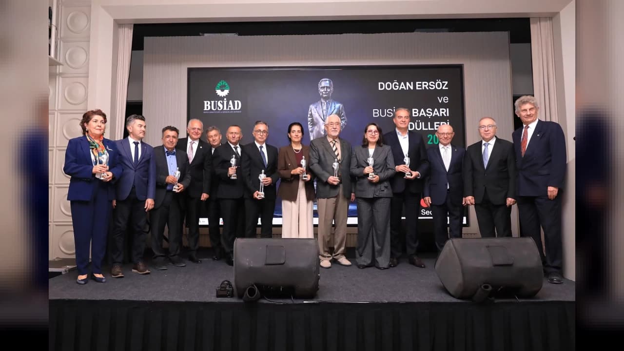 29. Doğan Ersöz ve BUSİAD Başarı Ödülleri Sahiplerini Buldu