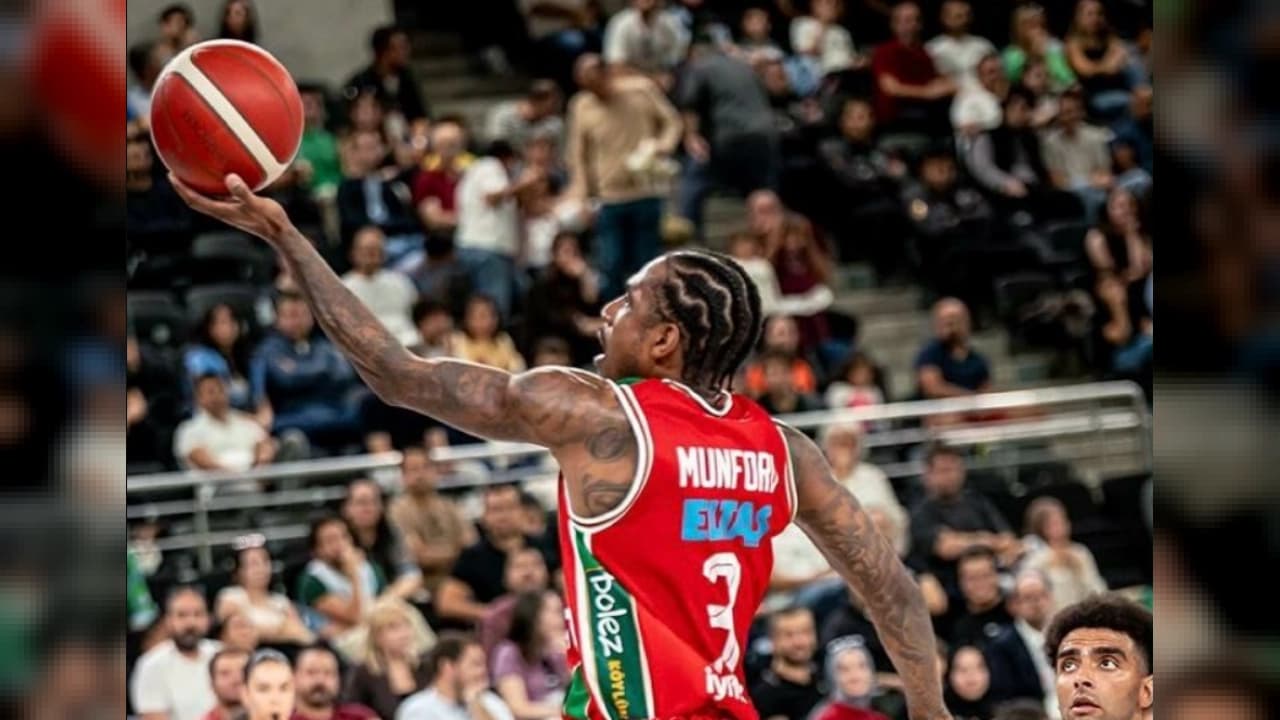 Karşıyaka'da Xavier Munford 6 hafta sakat