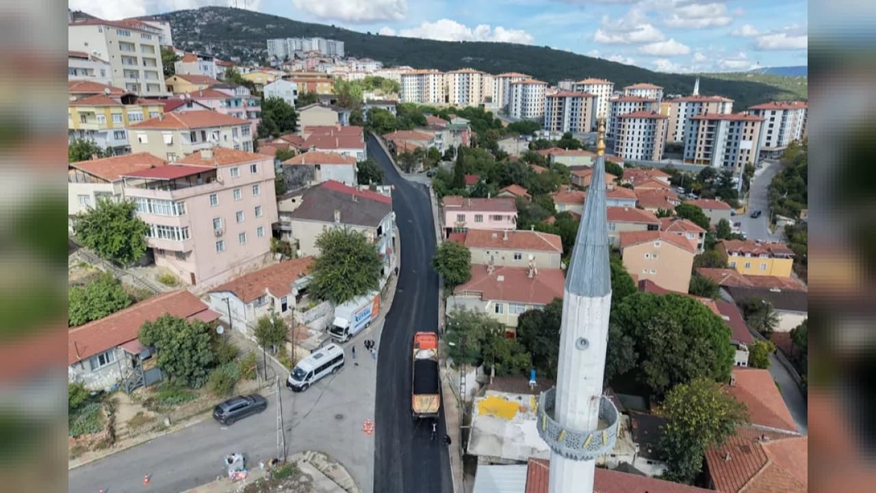 Maltepe'de Kazım Karabekir Caddesi asfaltlandı