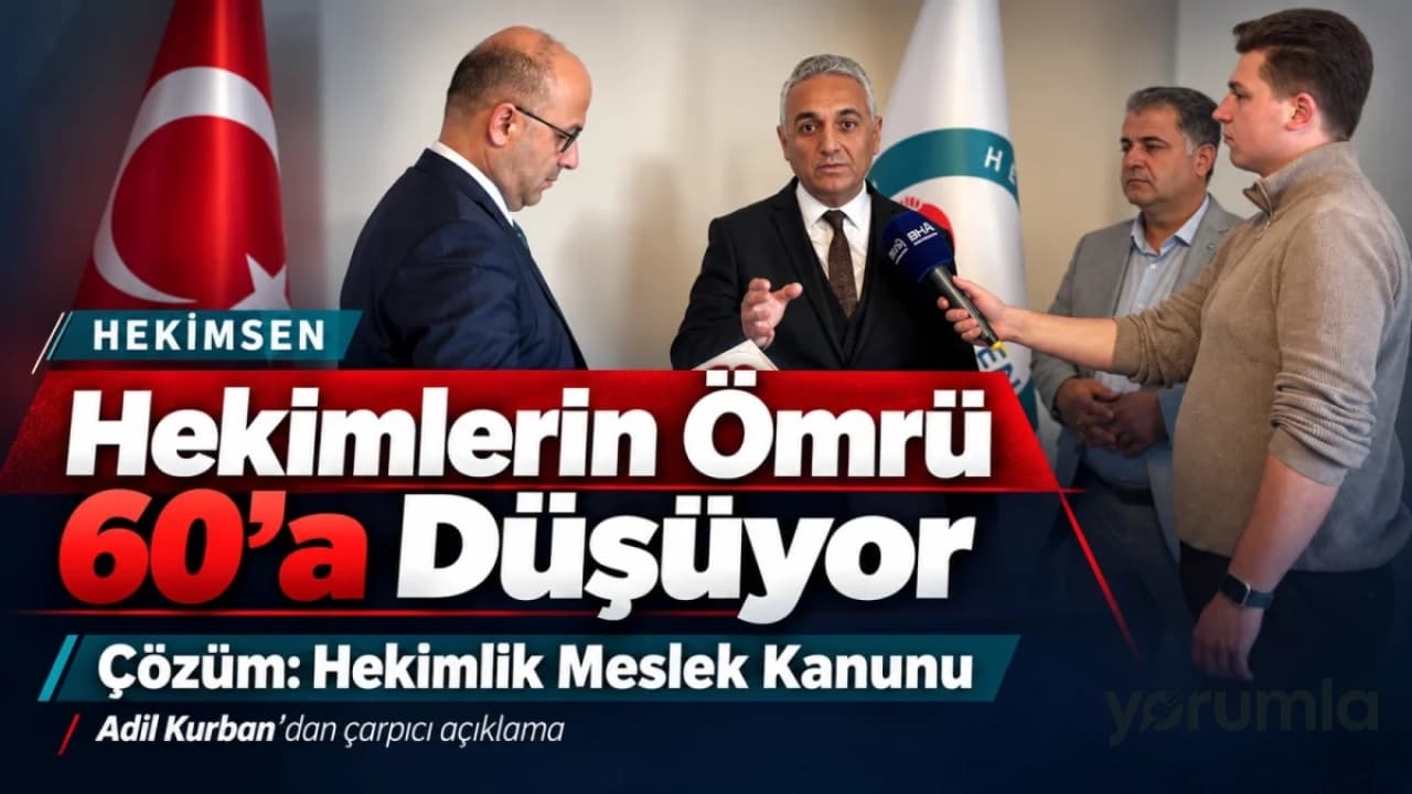 Uzm. Dr. Kurban hekimlerin yaşam süresi ve meslek kanununa değindi