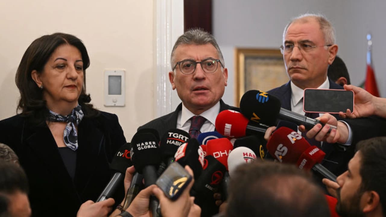 AK Parti ve DEM Parti heyetleri Meclis'te görüştü