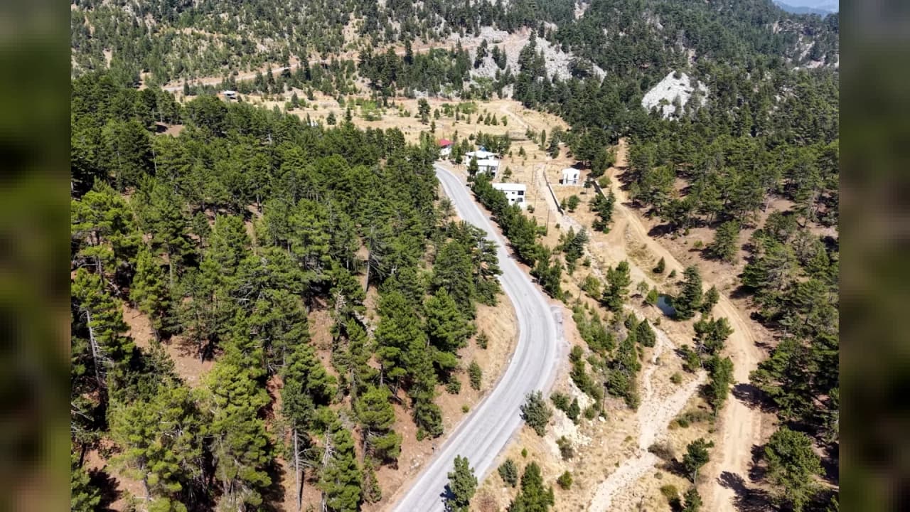 Mersin Bozyazı'da 14 Kilometrelik Yol Yenilendi