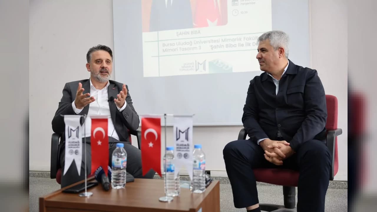 Şahin Biba BUÜ Mimarlık Fakültesi Öğrencileriyle Buluştu