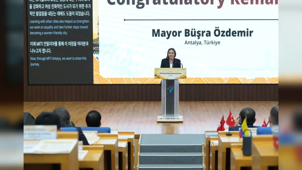 Antalya Büyükşehir Belediyesi Seul'deki teknoloji fuarına katıldı