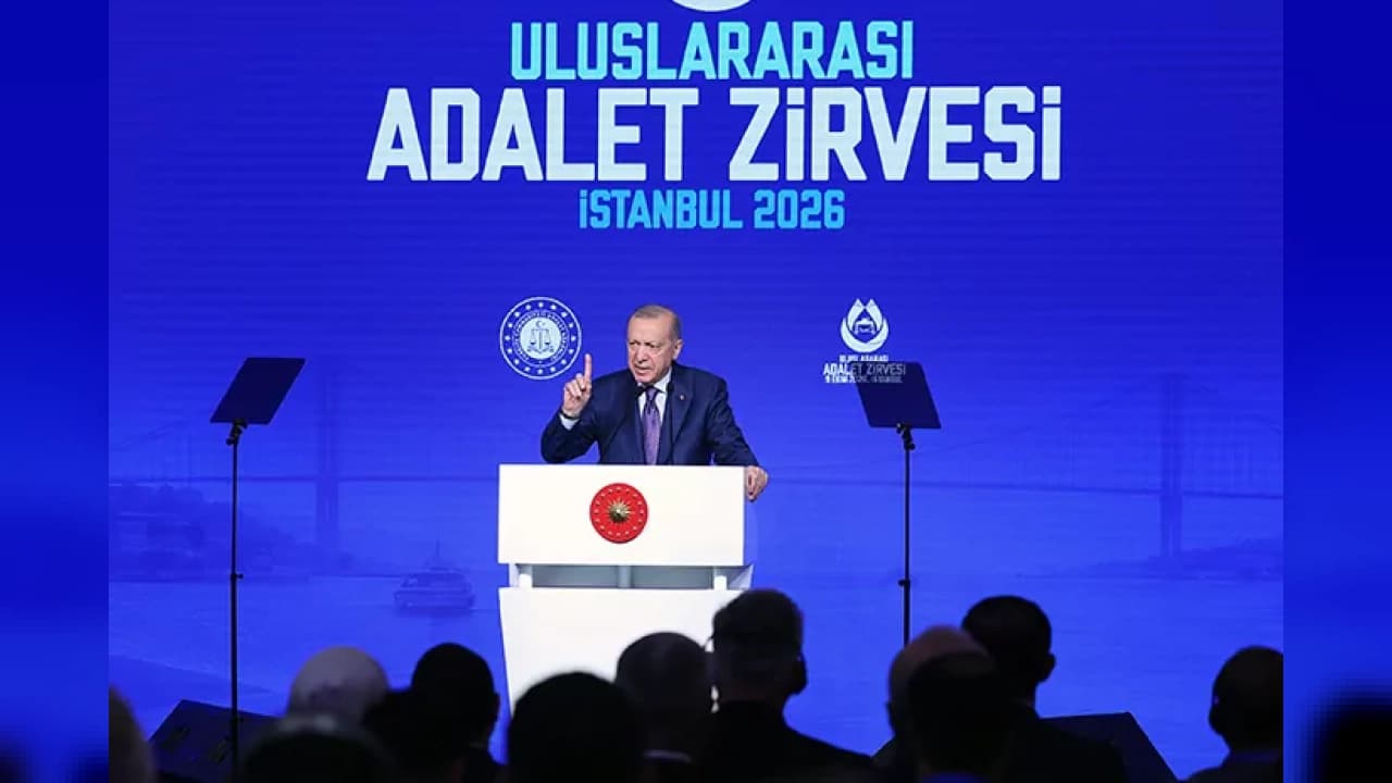 Erdoğan'dan Adalet Zirvesi'nde Gazze ve küresel sistem vurgusu