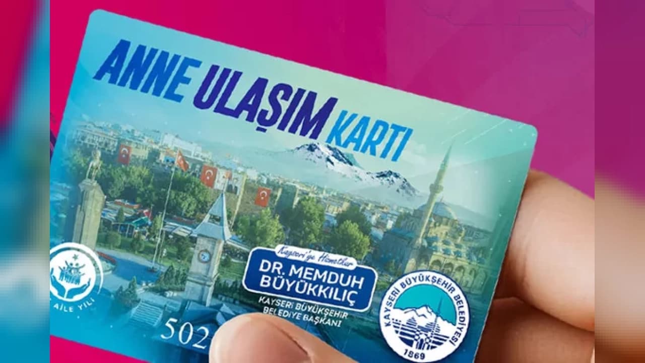 Kayseri'de Anne Ulaşım Kartı projesinden 1.415 anne yararlandı