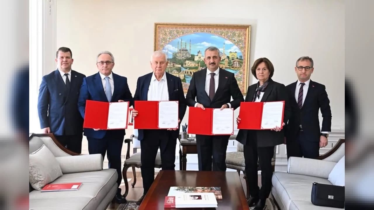 Keşan'a yapılacak okul için bağış protokolü imzalandı