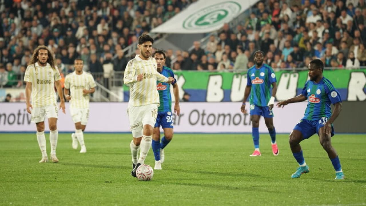 Fenerbahçe Rize'de 3-0 kazandı, Marco Asensio golle döndü