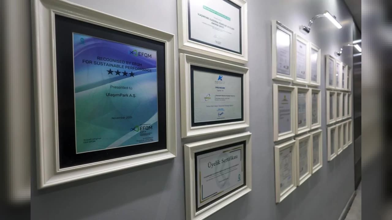 UlaşımPark kalite yönetimini 25 uluslararası belgeyle güçlendiriyor