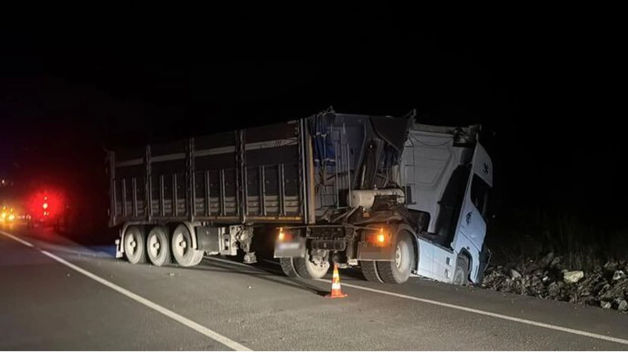 Zonguldak'ta TIR'ın çarptığı yaşlı adam hayatını kaybetti