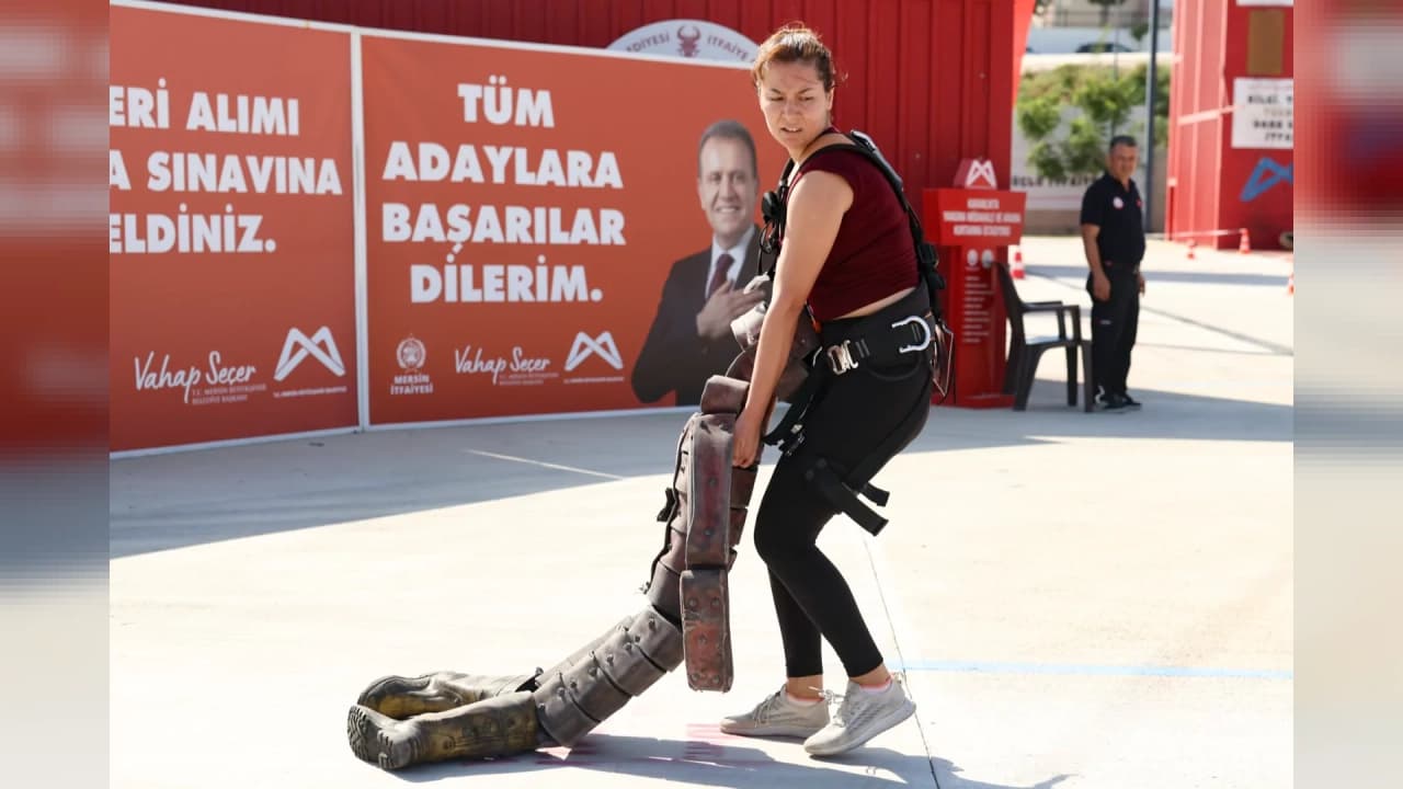 Mersin'de 50 İtfaiye Eri Alımı İçin Uygulamalı Sınavlar Tamamlandı