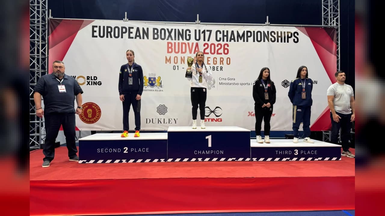 Sudem Temuçin Yıldızlar Avrupa Boks Şampiyonası'nda üçüncü oldu