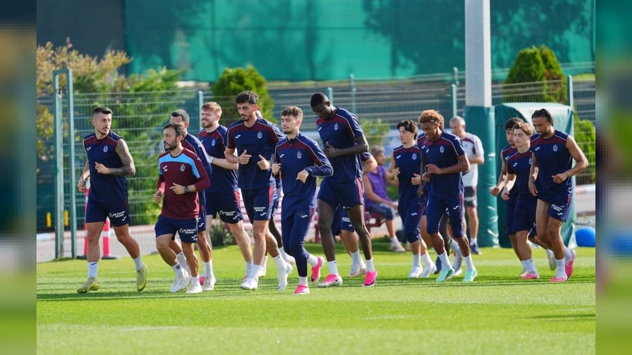 Trabzonspor KuPS Kuopio maçı hazırlıklarını sürdürdü