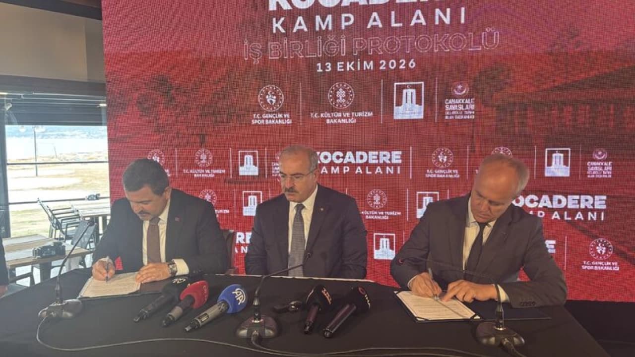 Çanakkale'de Kocadere Kamp Alanı İçin Protokol İmzalandı