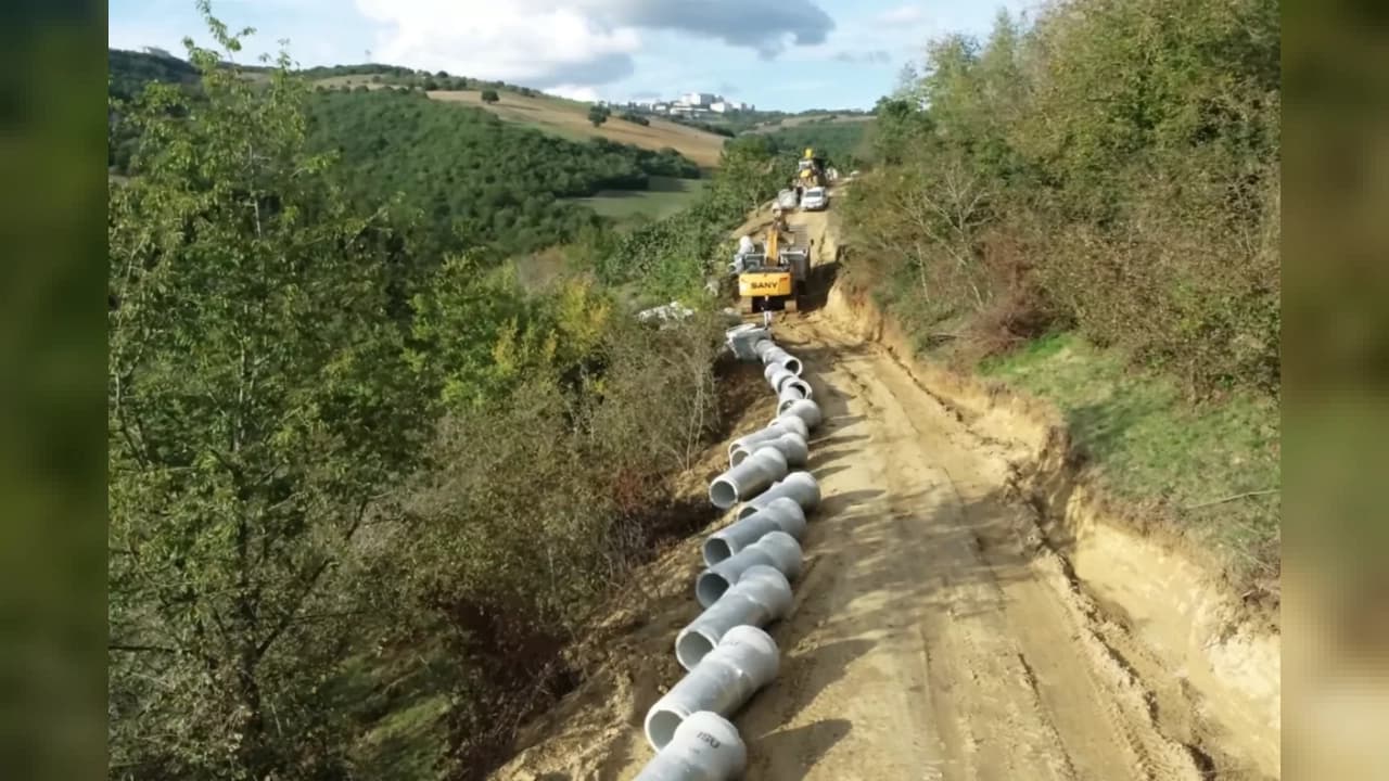 İzmit Kabaoğlu Mahallesi'ne 13 Bin 829 Metrelik Yeni Altyapı Hattı