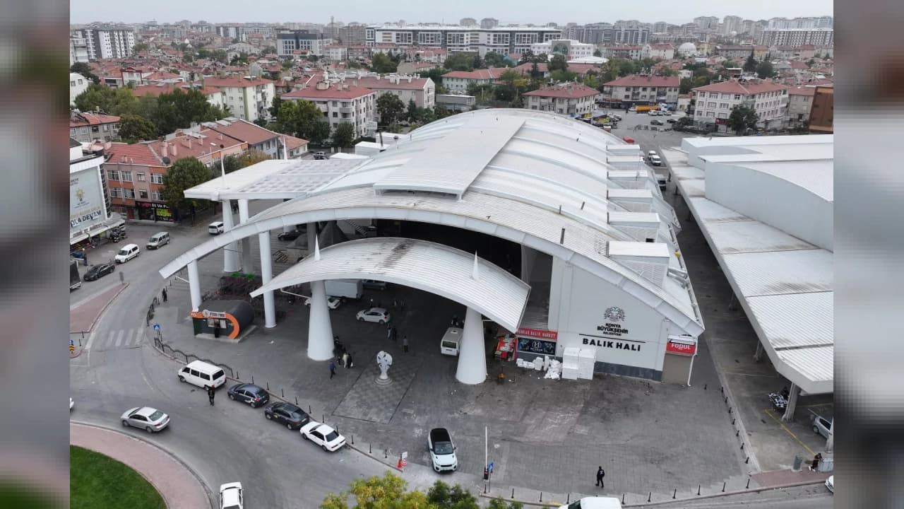 Konya Balık Hali'nde Yenileme Çalışmaları Tamamlandı