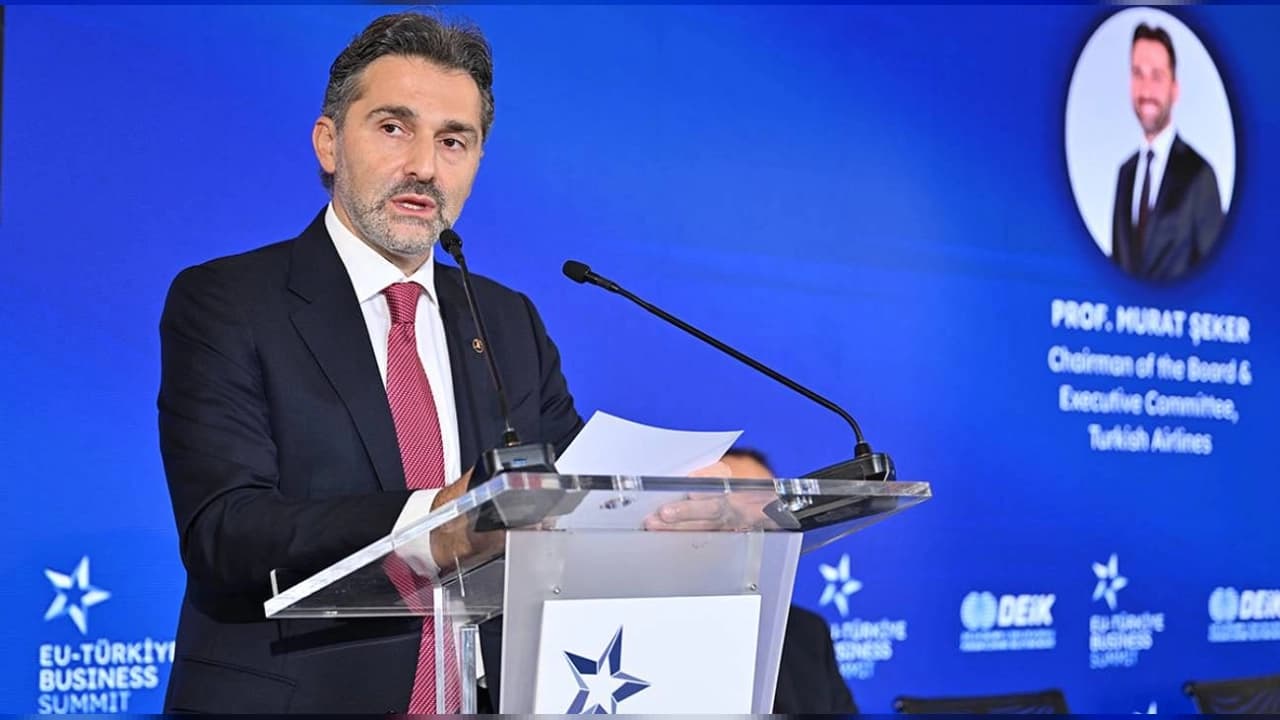 THY Yönetim Kurulu Başkanı Şeker'den Brüksel'deki zirvede bağlantı vurgusu
