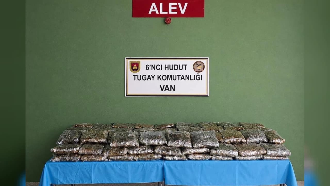 Van Hudut Hattında 59 Kilo 734 Gram Uyuşturucu Ele Geçirildi