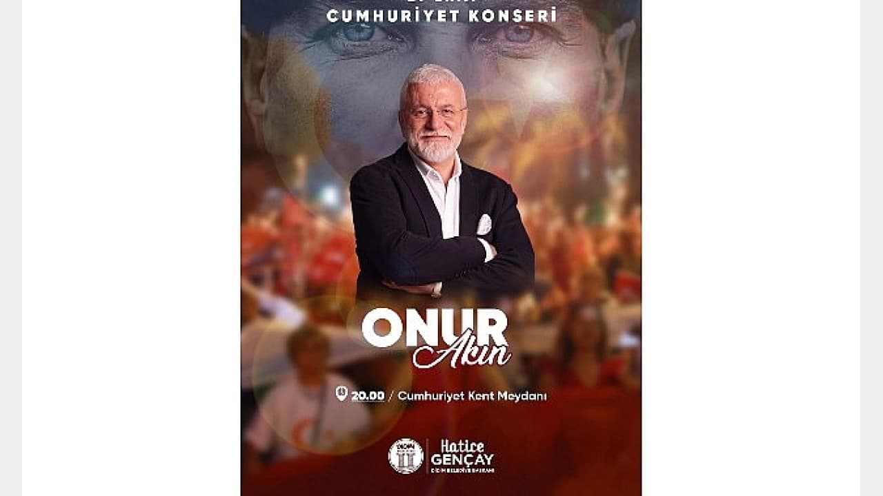 Didim'de 29 Ekim fener alayı ve Onur Akın konseriyle kutlanacak