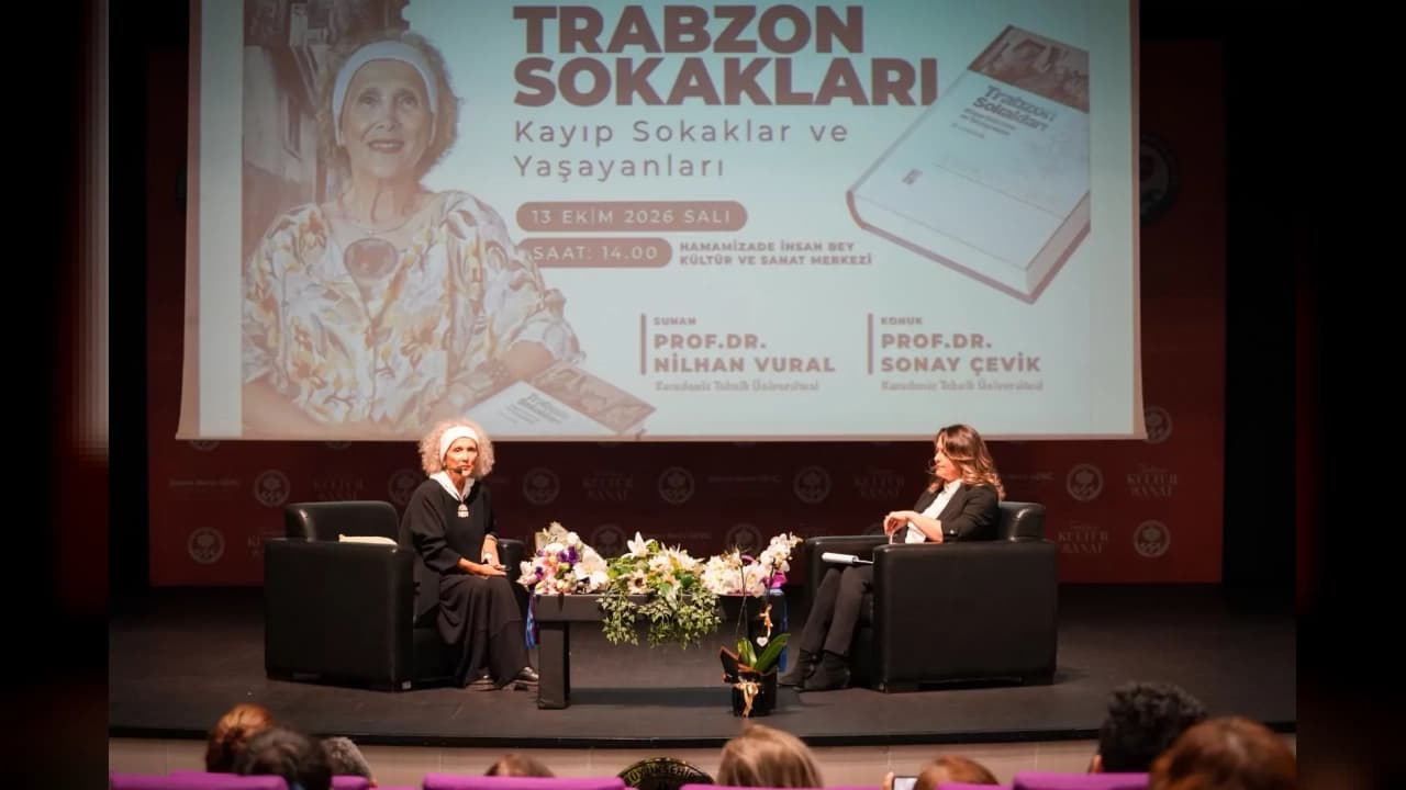 Trabzon'un tarihi sokakları özel bir söyleşide ele alındı