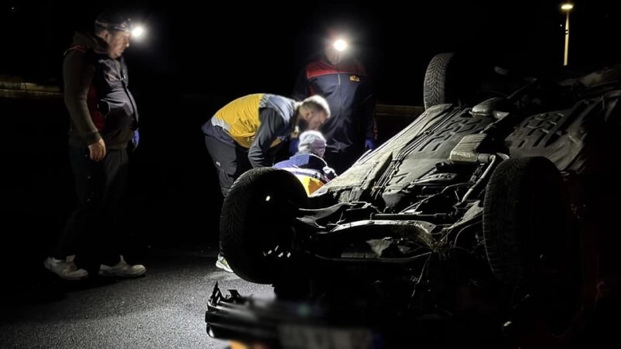 Nevşehir'de devrilen otomobilin sürücüsü hayatını kaybetti
