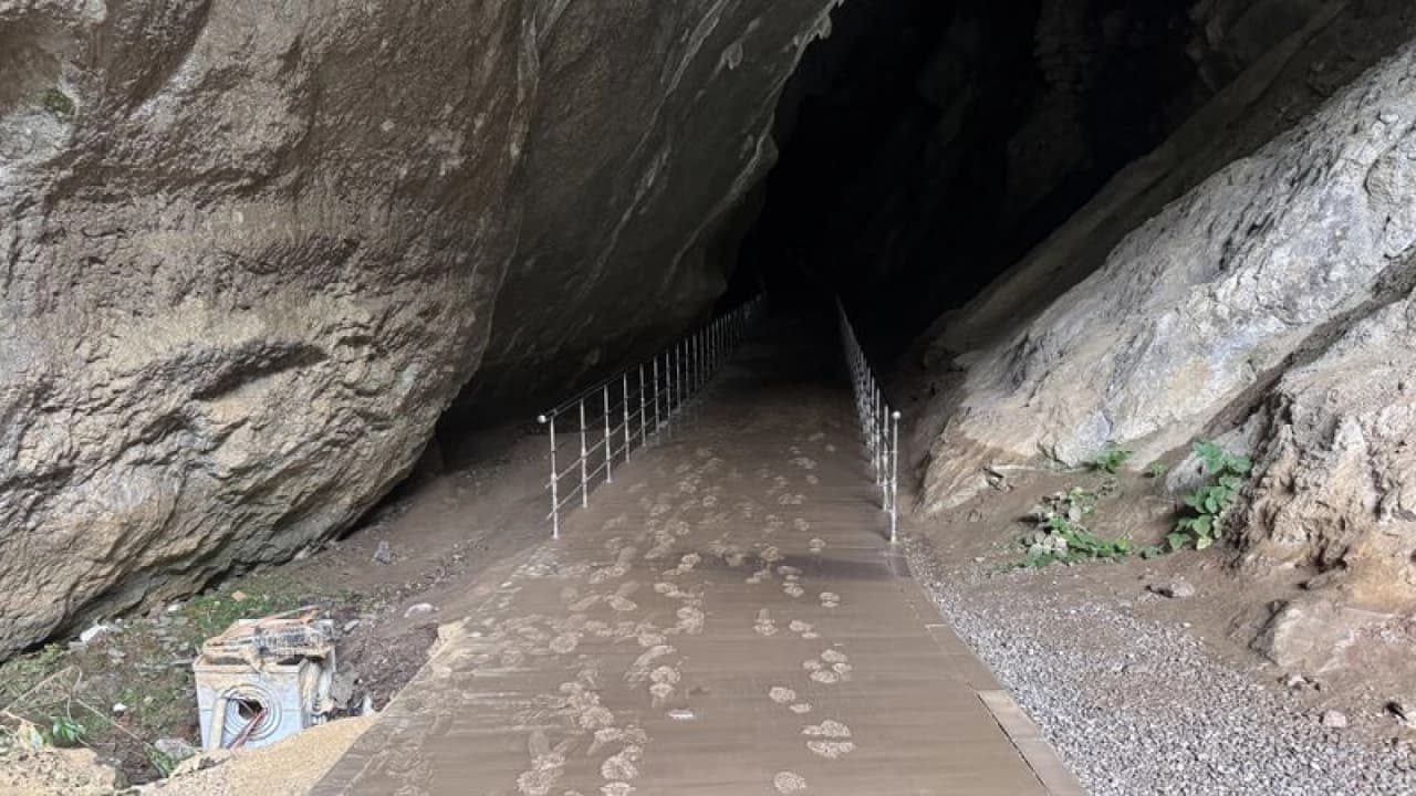 Zonguldak'taki Gökgöl Mağarası sağanak nedeniyle ziyarete kapatıldı
