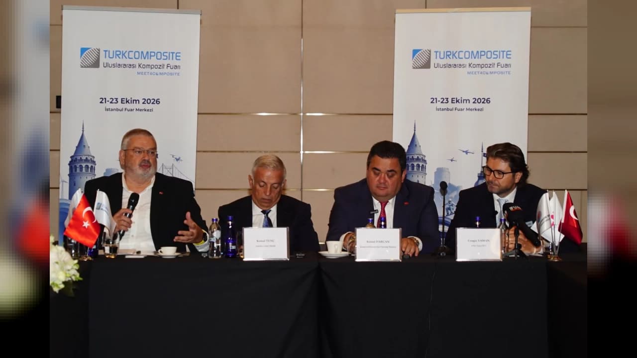 TURKCOMPOSITE 2026 Fuarı 21-23 Ekim tarihlerinde İstanbul'da düzenlenecek