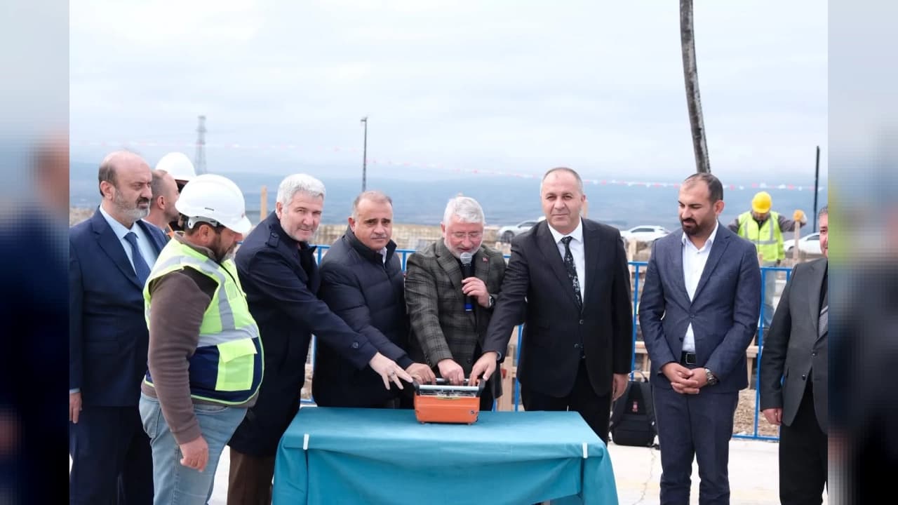 Çorum'da 130 Milyon Liralık Beton Boru Üretim Tesisinin Temeli Atıldı