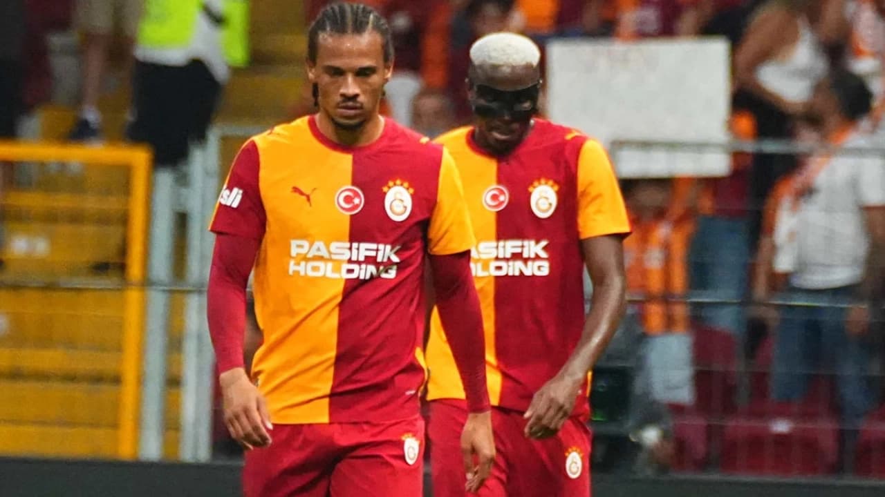 Galatasaray'da Leroy Sane'nin Lille ve Fenerbahçe maçlarında yedek kalması bekleniyor