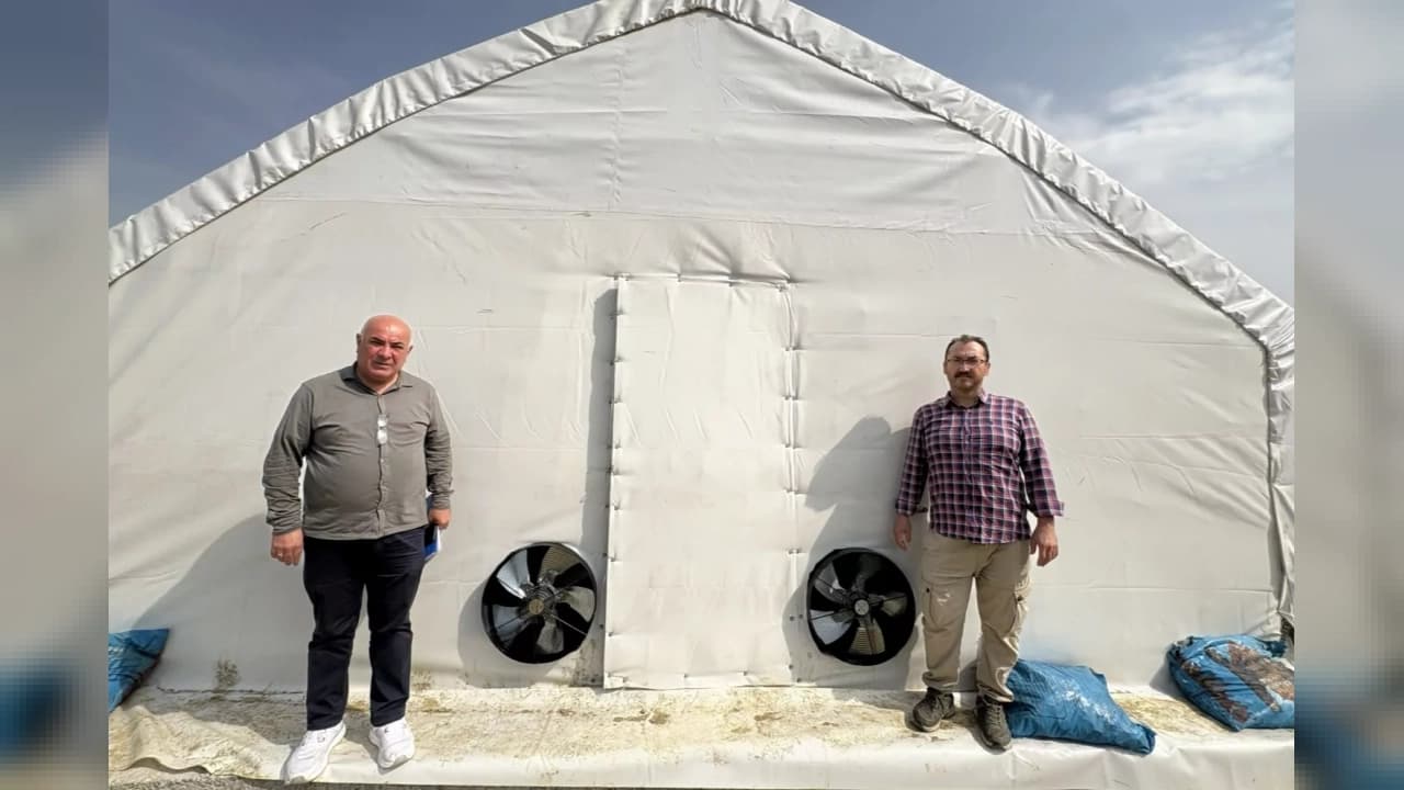 Kocaeli'de Üreticilere Yüzde 75 Hibeli Mantar Çadırı Desteği