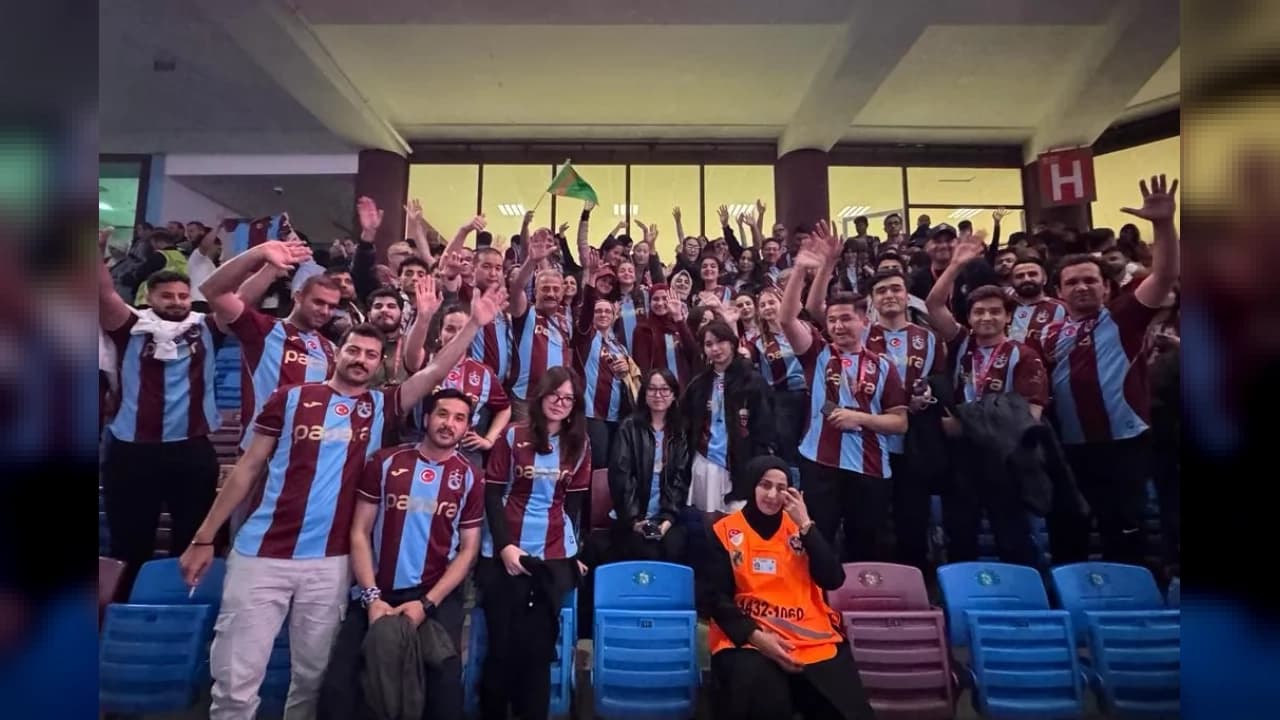 21 ülkeden 140 genç Trabzonspor-Beşiktaş maçını izledi