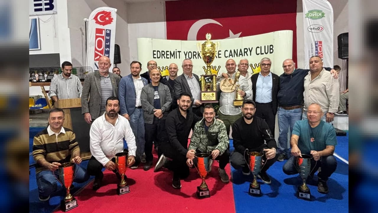 Dünyanın en büyük kanarya yarışması Edremit'te tamamlandı