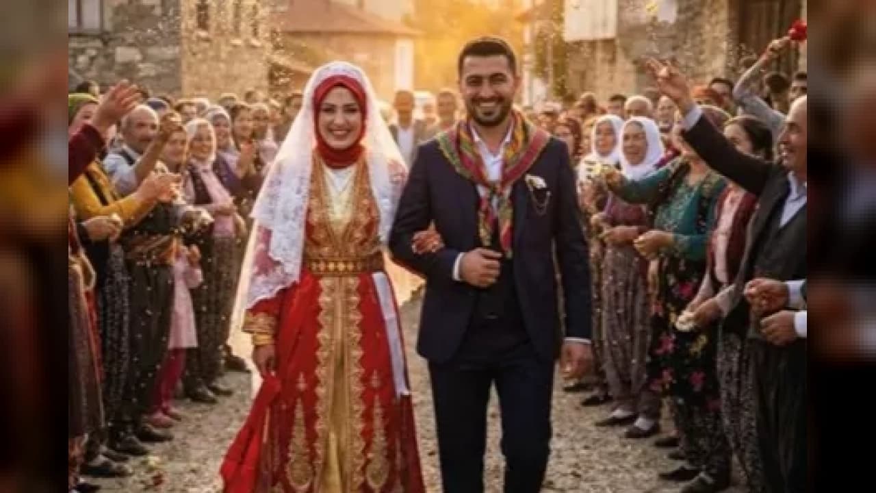 Denizli'de kırsal kesimdeki dar gelirli gençlere 50 bin TL düğün desteği