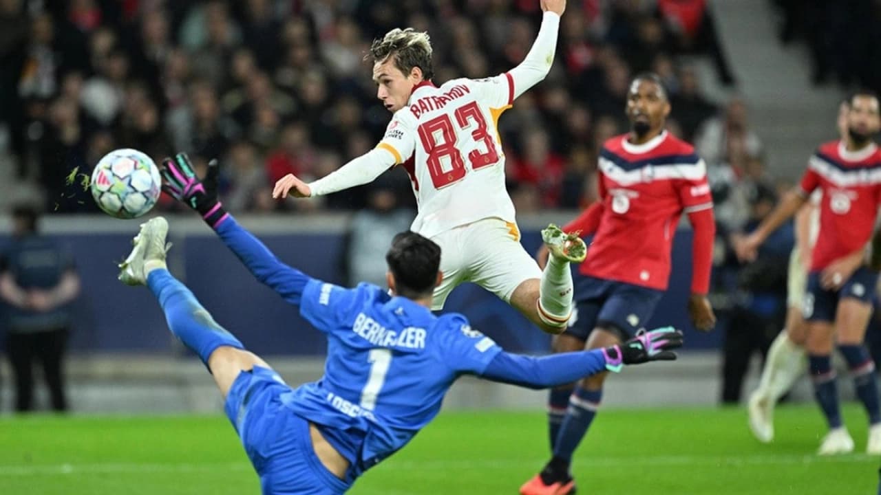 Galatasaray deplasmanda Lille'i 4-2 mağlup etti