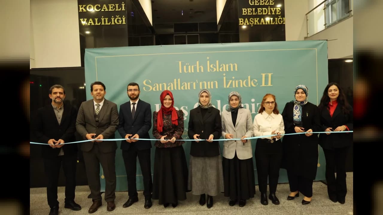 Gebze'de Türk İslam Sanatları sergisi ziyarete açıldı