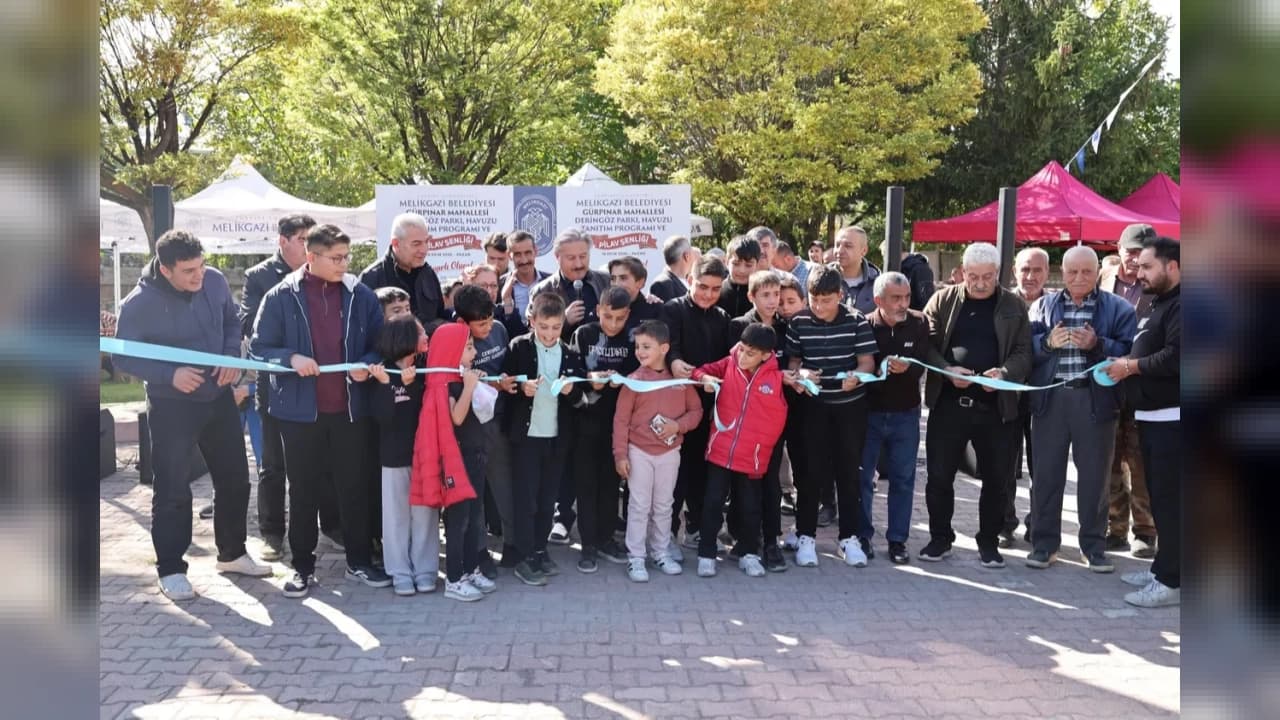 Kayseri Gürpınar'da Deringöz Parkı ve Havuzu Tanıtıldı