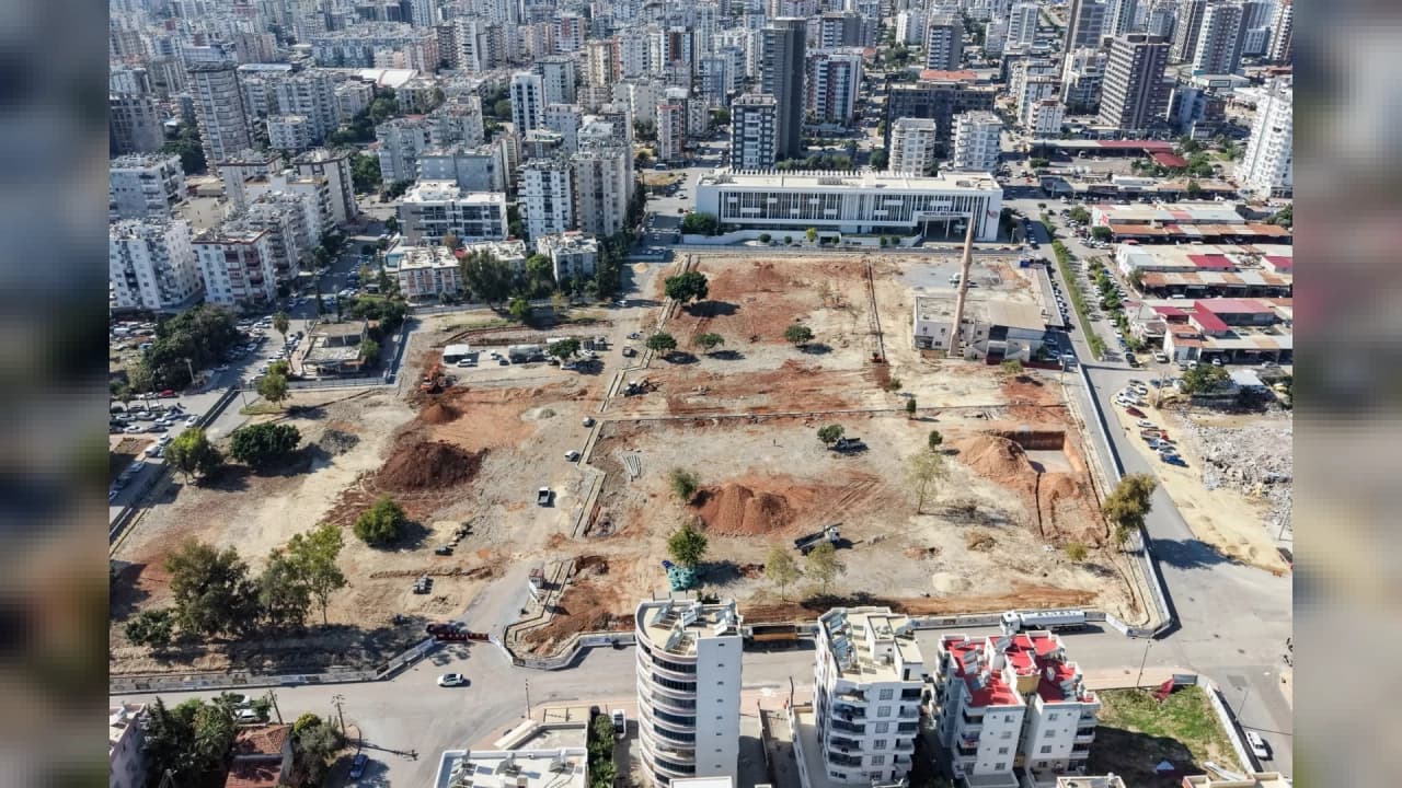 Mersin'de 38 bin metrekarelik Mezitli Kent Meydanı projesi başlıyor