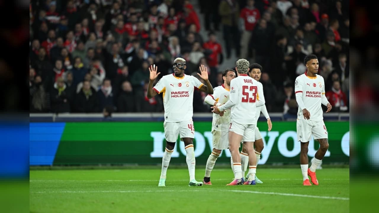 Osimhen Lille deplasmanında gol attı sevinmedi