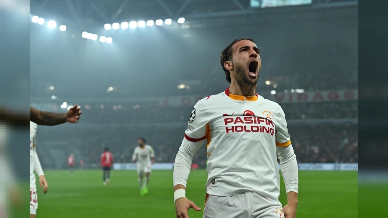 Yunus Akgün Galatasaray'ın Şampiyonlar Ligi'ndeki en erken golünü attı