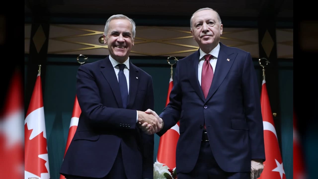 Erdoğan ve Carney'den Stratejik Ortaklık ve Ticaret Hedefi Açıklaması