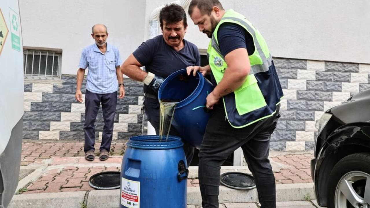Kayseri Talas Belediyesi 2025 yılında 15 ton atık yağ topladı