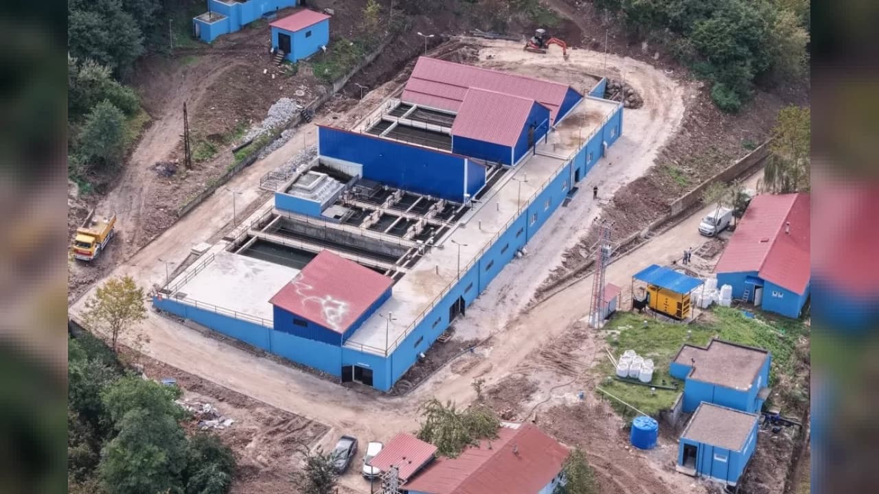 Ordu Kumru'daki 90 milyon TL'lik arıtma tesisinde sona gelindi