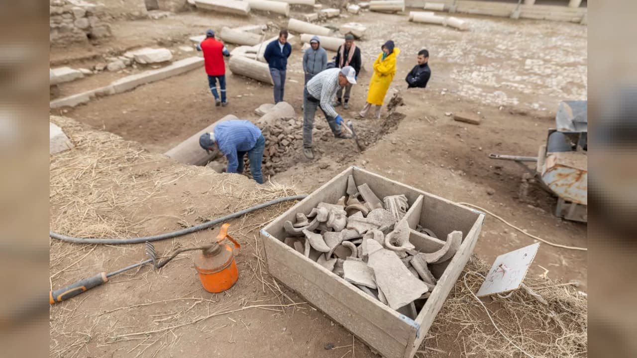 Torbalı Metropolis kazılarında antik geri dönüşüm izleri
