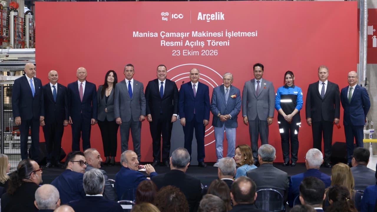 ARÇELİK MANİSA'DAKİ YENİ ÇAMAŞIR MAKİNESİ İŞLETMESİNİ AÇTI
