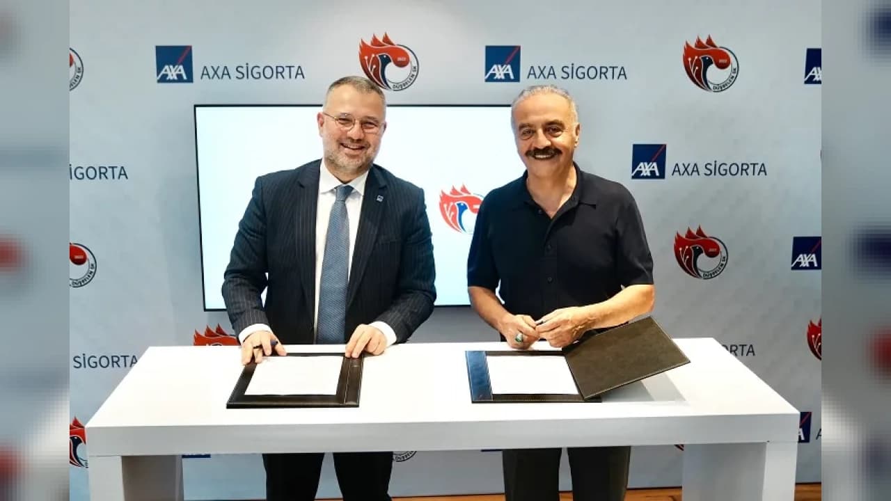 AXA Türkiye ile Düşbelen Spor Kulübü arasında değerler ortaklığı