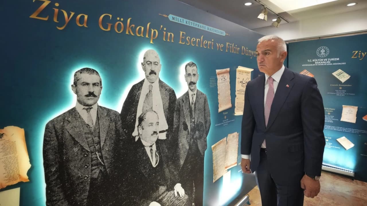 Ziya Gökalp Sergisi Millî Kütüphane'de Açıldı