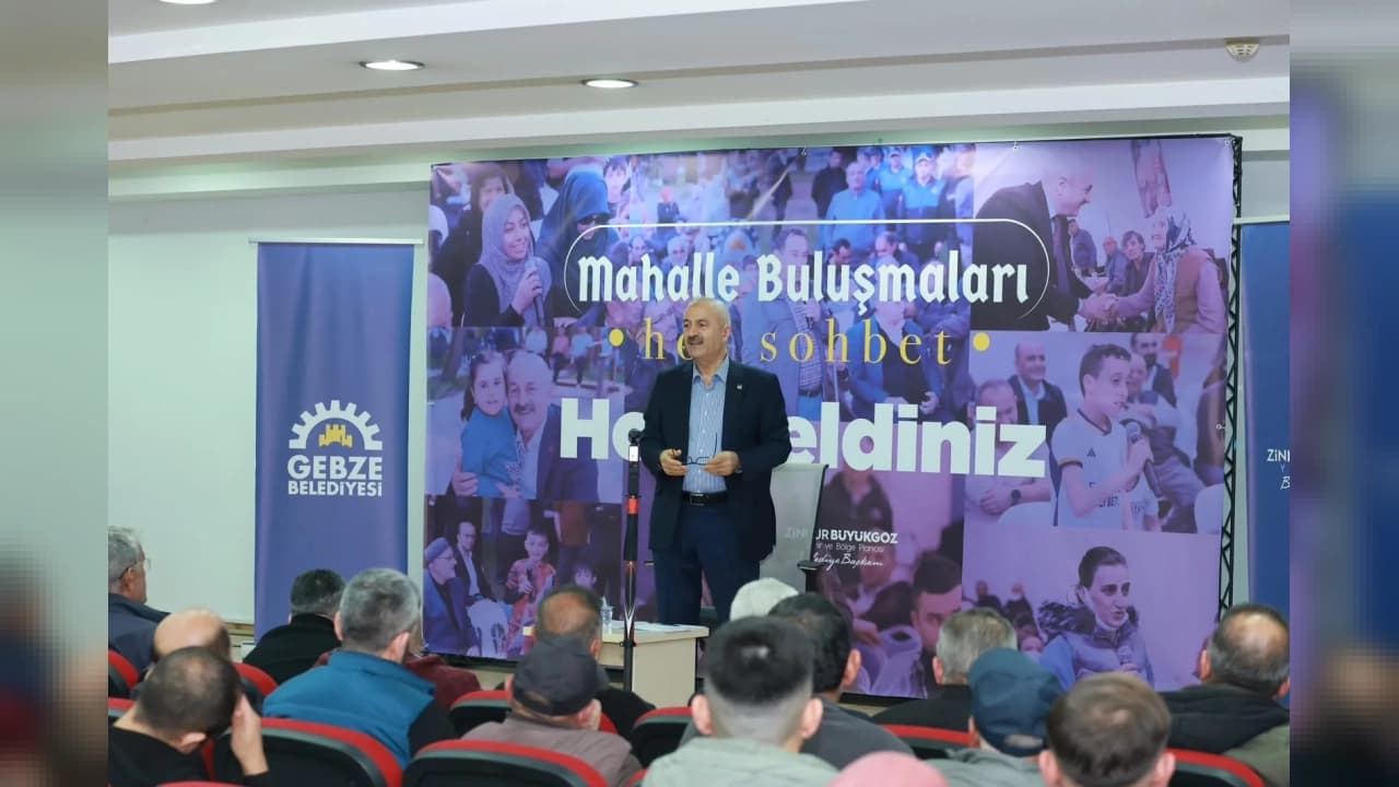 GEBZE BELEDİYE BAŞKANI BÜYÜKGÖZ PELİTLİ MAHALLESİ'NDE TAZİYE EVİ MÜJDESİ VERDİ