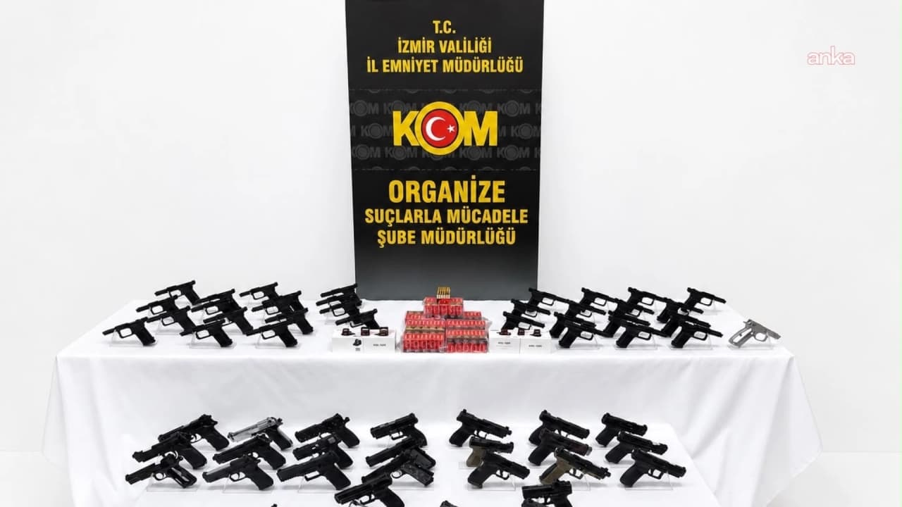 İzmir Kemalpaşa'da Silah İmalathanesine Operasyon: 3 Gözaltı